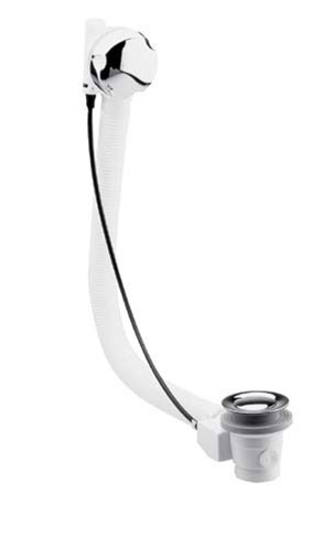 NUIE CHROME BATH POP UP WASTE & OVERFLOW, E357 (P2G)